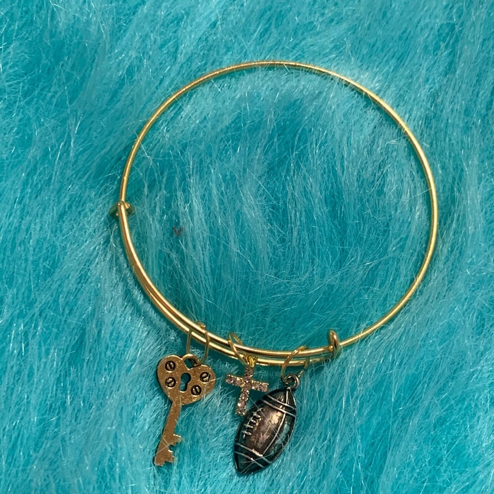 charm bangle “my love for football”